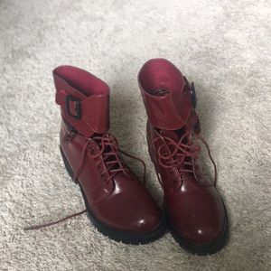 Red boots